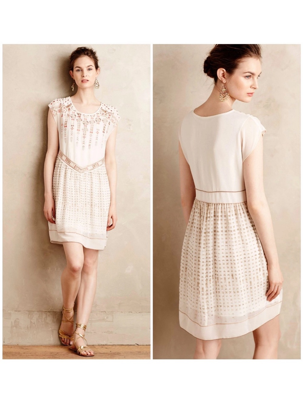 Anthropologie One September Calliope
Embroidered Dress Sz XS
